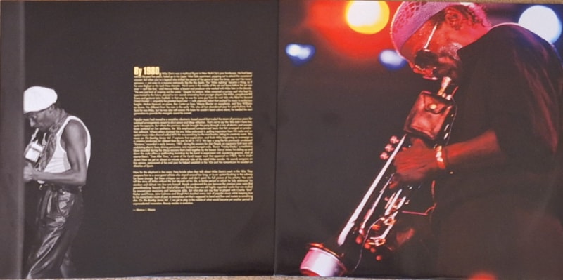 The LP dust jackets include the notes of Marcus J. Moore, photos and track and personnel information.