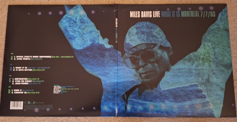 The Montreal concert album comes in a gatefold sleeve. These are the front and back covers,