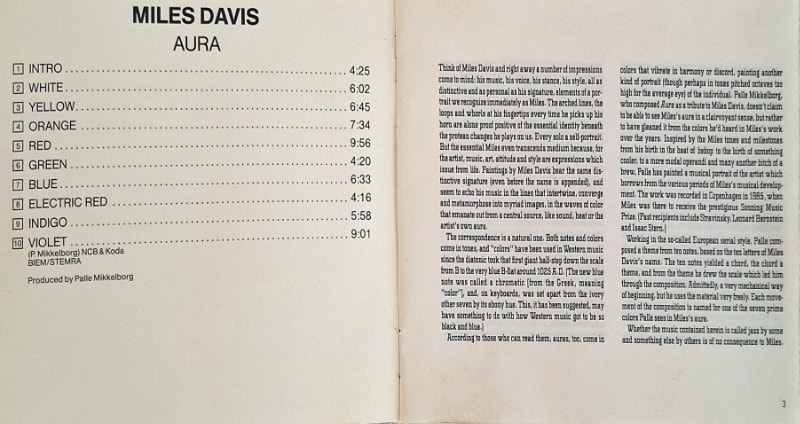 The CD booklet contains excellent liner notes by American writer Kephra Burns.