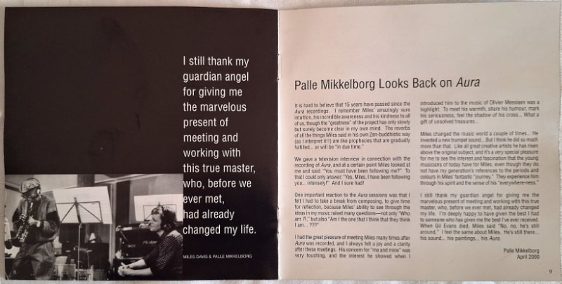 The remastered CD booklet contains additional liner notes from Palle Mikkelborg.