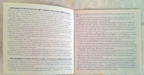 The Tutu Deluxe liner notes were written by writer Ashley Kahn.