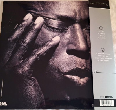 The High Fidelity OBI strip of Miles Davis’ ‘Tutu’ on vinyl.