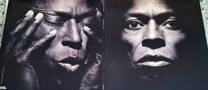 The High Fidelity gatefold sleeve of Miles Davis’ ‘Tutu’ on vinyl.