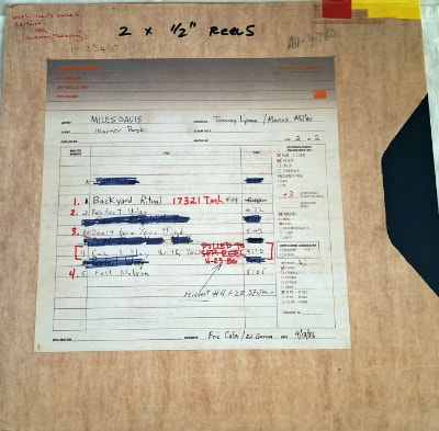 The High Fidelity insert of Miles Davis’ ‘Tutu’ on vinyl.