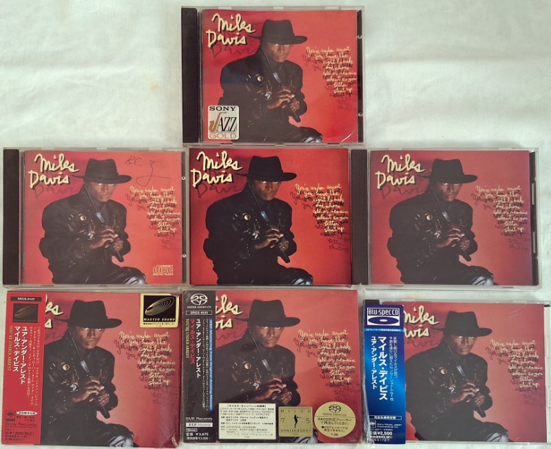 The album has appeared in various CD formats: standard, Master Sound, SACD, and Blu-Spec.