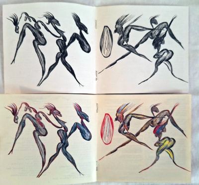 The inside booklet of the standard CDs contain the same Miles artwork in either colour or black and white.