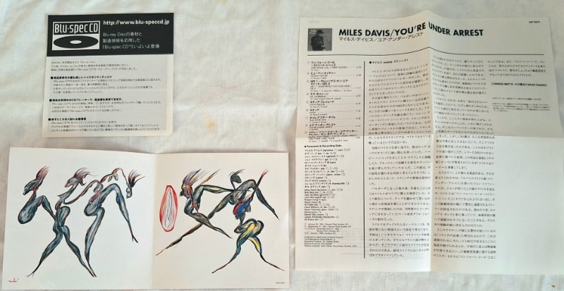 Liner notes, artwork and information about the Blu-Spec format.
