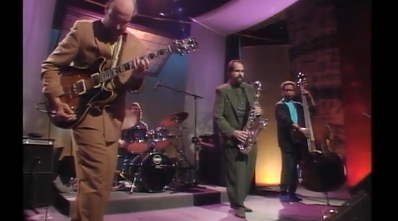 From the DVD, Live 3 Ways The John Scofield Quartet with John Riley, Anthony Cox and Joe Lovano.