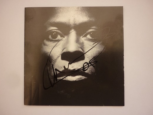 Tutu album signed by Marcus Miller